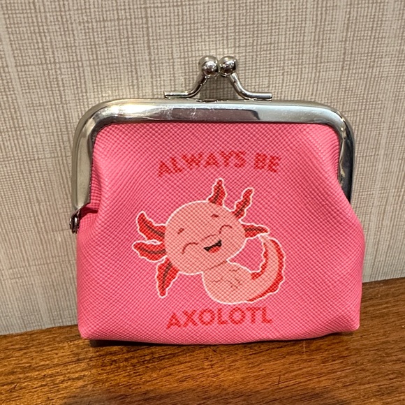 Handbags - Pink Axolotl Coin Purse